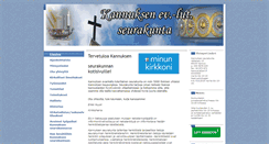 Desktop Screenshot of kannuksenseurakunta.fi