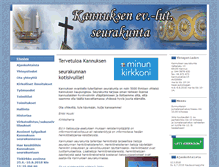 Tablet Screenshot of kannuksenseurakunta.fi